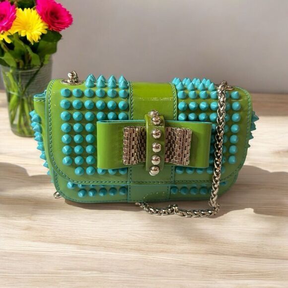 Christian Louboutin Mini Spiked Sweet Charity Bag - Picture 1 of 12